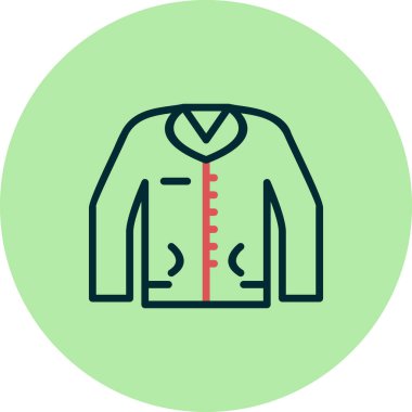 Ceket simge vektör çizim