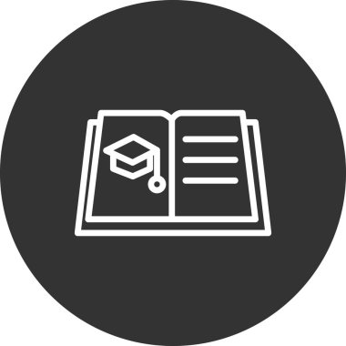 Öğrenme simgesi, vektör illüstrasyonu 