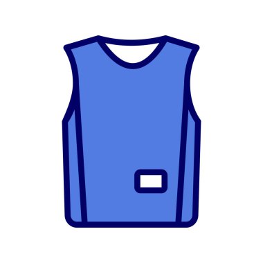 Jersey ikonu. vektör illüstrasyonu