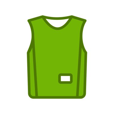 Jersey ikonu. vektör illüstrasyonu