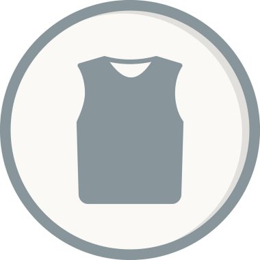 Jersey ikonu. vektör illüstrasyonu