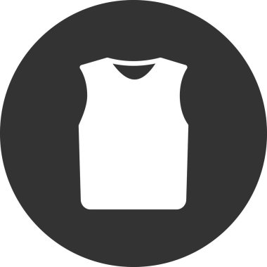 Jersey ikonu. vektör illüstrasyonu