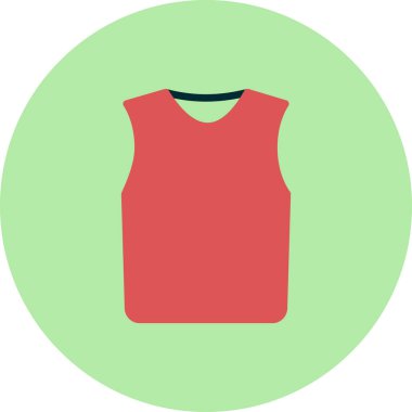 Jersey ikonu. vektör illüstrasyonu