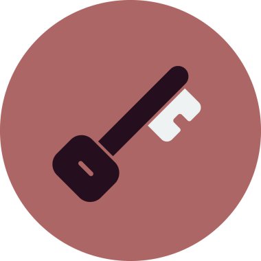 Anahtar simgesi vektör illüstrasyonu