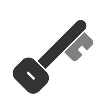 Anahtar simgesi vektör illüstrasyonu