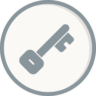 Anahtar simgesi vektör illüstrasyonu