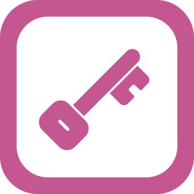 Anahtar simgesi vektör illüstrasyonu