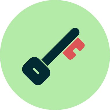 Anahtar simgesi vektör illüstrasyonu