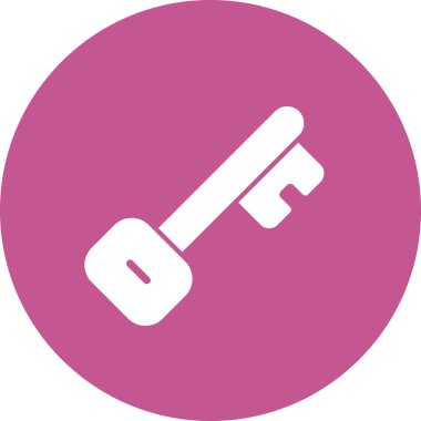 Anahtar simgesi vektör illüstrasyonu