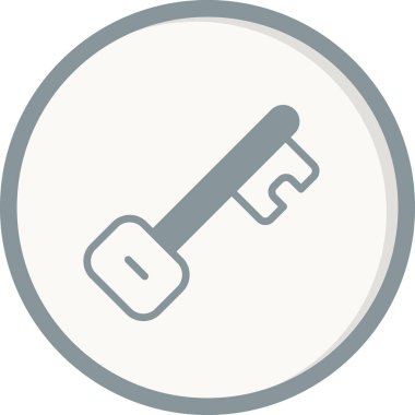 Anahtar simgesi vektör illüstrasyonu