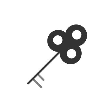 Anahtar simgesi vektör illüstrasyonu