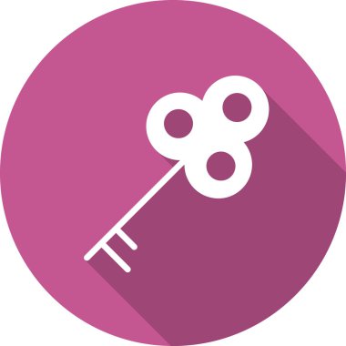 Anahtar simgesi vektör illüstrasyonu