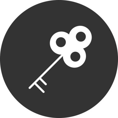 Anahtar simgesi vektör illüstrasyonu