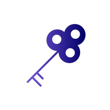 Anahtar simgesi vektör illüstrasyonu