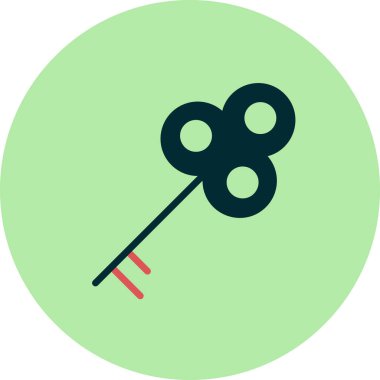 Anahtar simgesi vektör illüstrasyonu