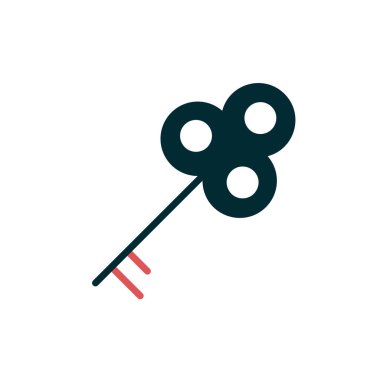 Anahtar simgesi vektör illüstrasyonu