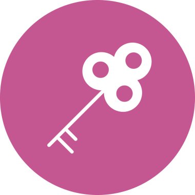 Anahtar simgesi vektör illüstrasyonu