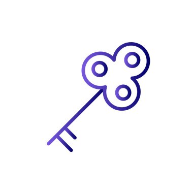 Anahtar simgesi vektör illüstrasyonu