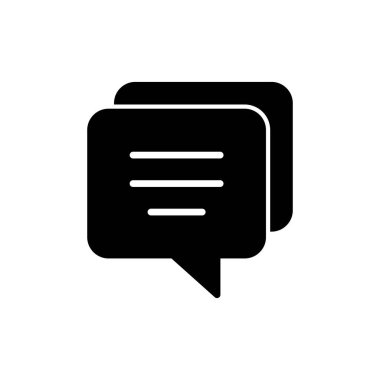 Sohbet kabarcığı vektör illüstrasyonu