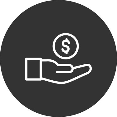 Konuşma balonu. Basit vektör illüstrasyonu