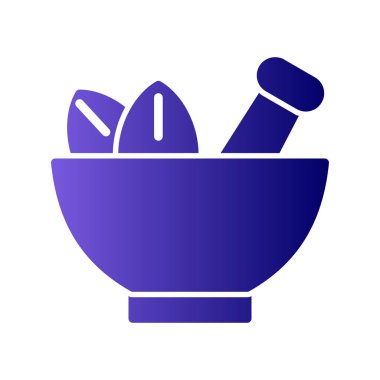 Havan topu ve tokmak ikonu. vektör illüstrasyonu 