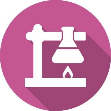 Laboratuvar Deney vektör simgesi modern basit ve temiz