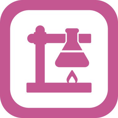 Laboratuvar Deney vektör simgesi modern basit ve temiz