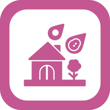 Doğal Afet, basit bir şekilde eşsiz vektör resmetme simgesi