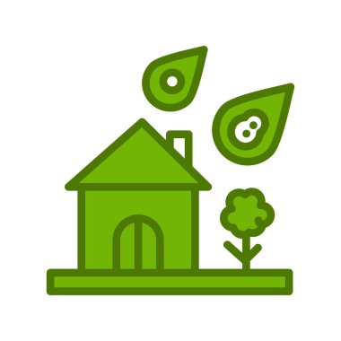 Doğal Afet, basit bir şekilde eşsiz vektör resmetme simgesi