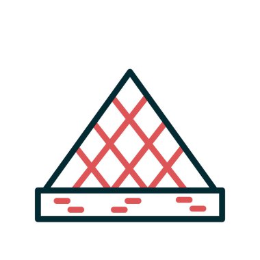 Modern b 'nin vektör illüstrasyonu eksik simgesi