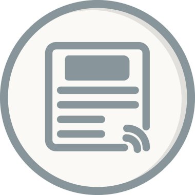 dosya biçimi simgesi, vektör illüstrasyonu