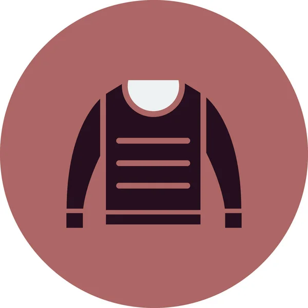 Sweater Ikon Vektor Illustration – Stock-vektor