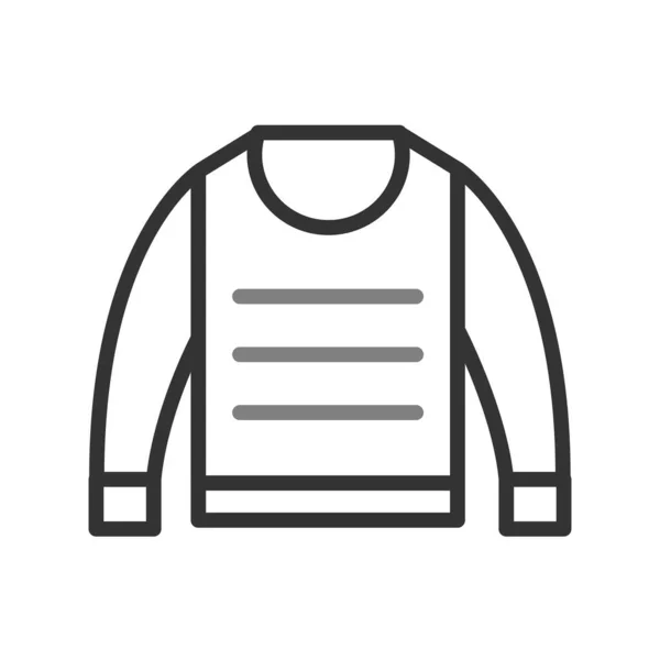 Sweter Ikona Ilustracja Wektorowa — Wektor stockowy