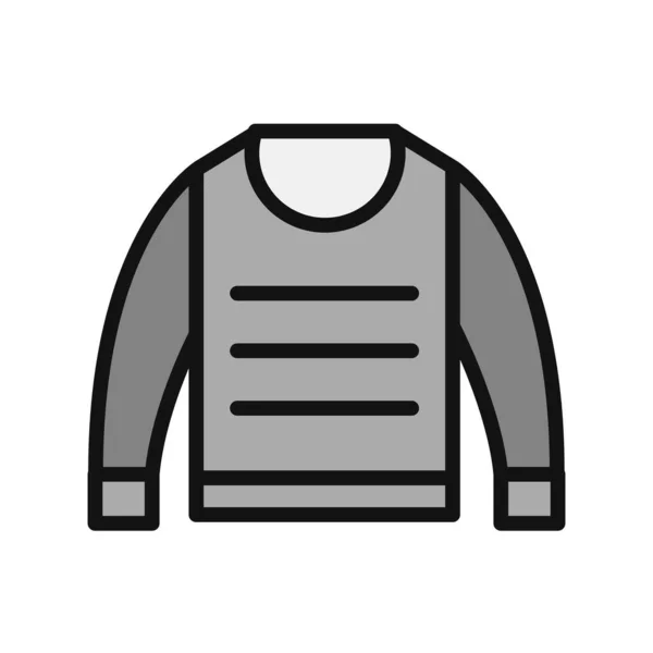 Sweater Icon Vector Illustration — Stock Vector