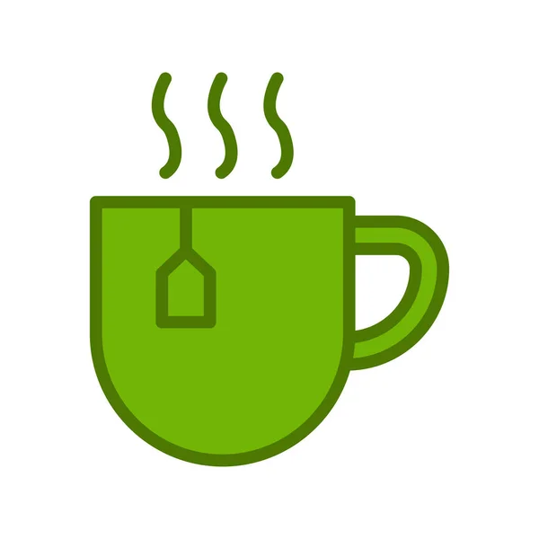 Tea Cup Icon Vector Illustration Design — Archivo Imágenes Vectoriales