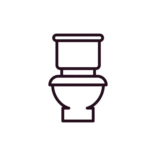 Toilet Sign Icon Flat Design Style — Wektor stockowy