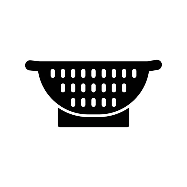 Colander Web Icon Vector Illustration — 스톡 벡터