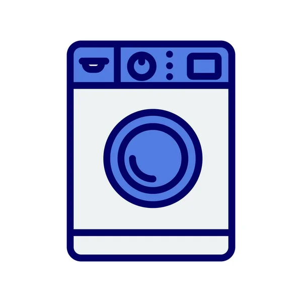 Washing Machine Web Icon Simple Design — Stockvektor
