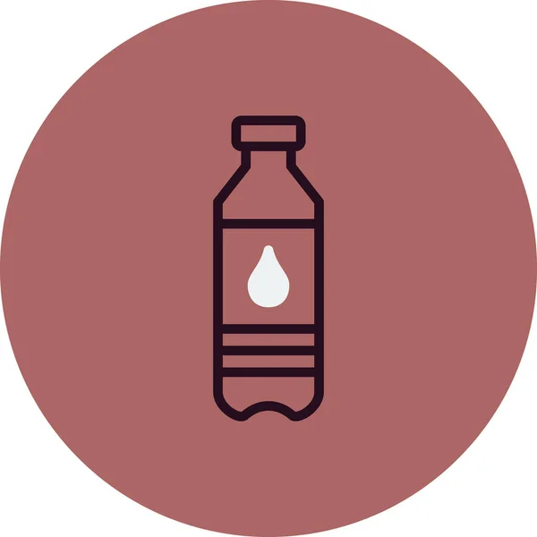Water Bottle Icon Vector Illustration Design — Stock Vector