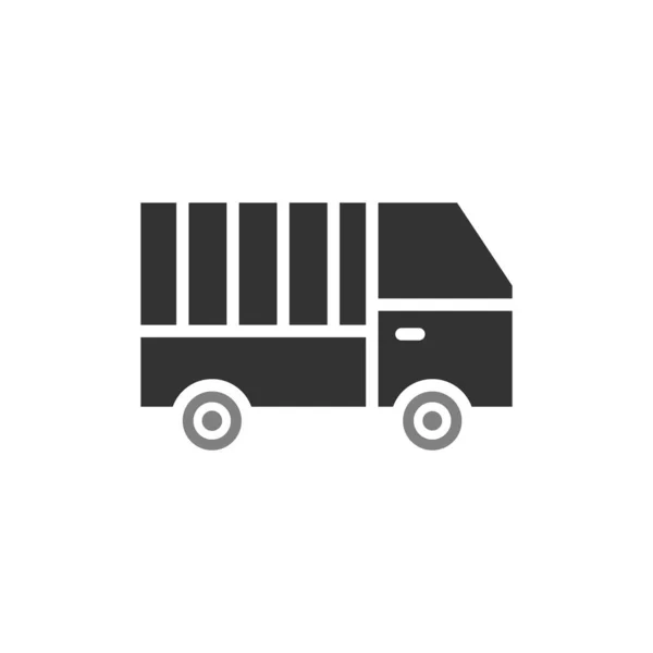 Levering Vrachtwagen Pictogram Vector Illustratie — Stockvector