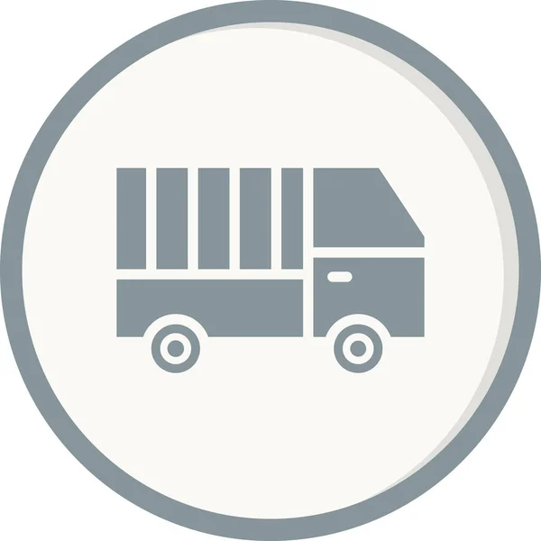 Доставка Вантажівка Значок Векторні Ілюстрації — стоковий вектор