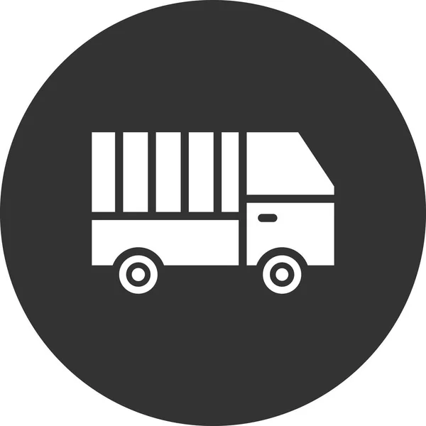 Доставка Вантажівка Значок Векторні Ілюстрації — стоковий вектор