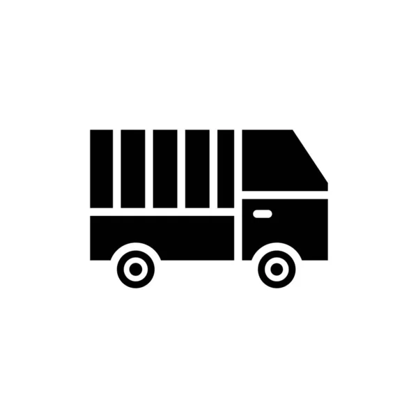Entrega Caminhão Ícone Vetor Ilustração — Vetor de Stock
