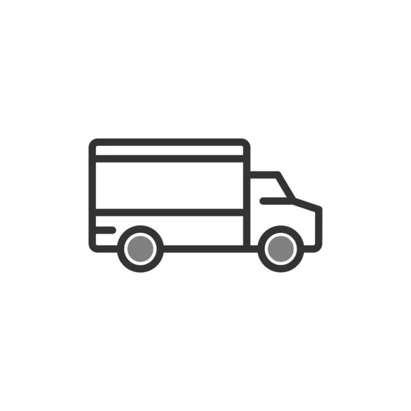 Delivery Truck Icon Vector Illustration — Stock Vector