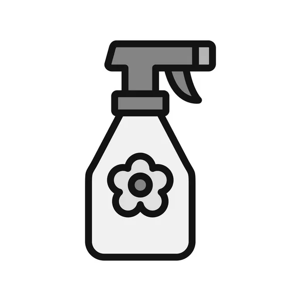 Cleaning Spray Icon Vector Thin Line Sign Isolated Contour Symbol — Stockový vektor