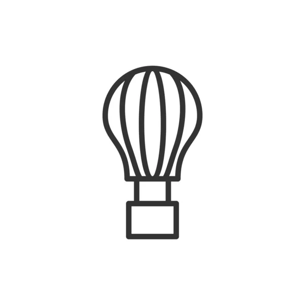Heißluftballon Icon Vektor Illustration — Stockvektor