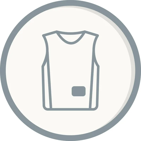 Icono Jersey Ilustración Vectorial — Vector de stock