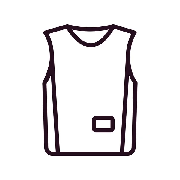 Icono Jersey Ilustración Vectorial — Archivo Imágenes Vectoriales