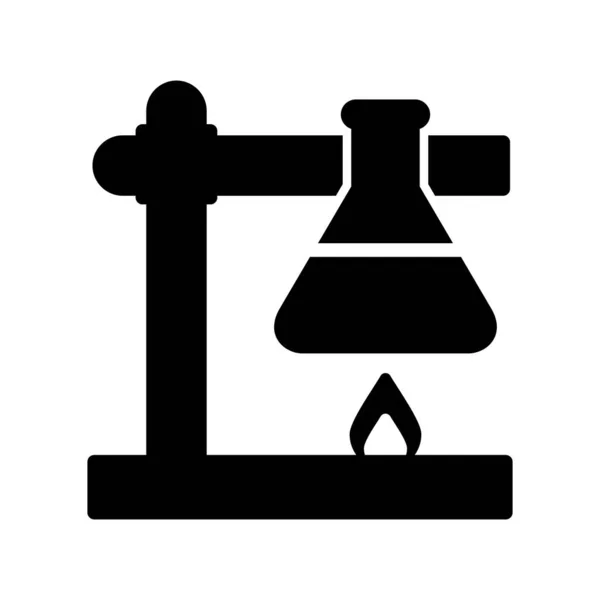 Lab Experiment Icono Glifo Vectorial Moderno Simple Limpio — Vector de stock