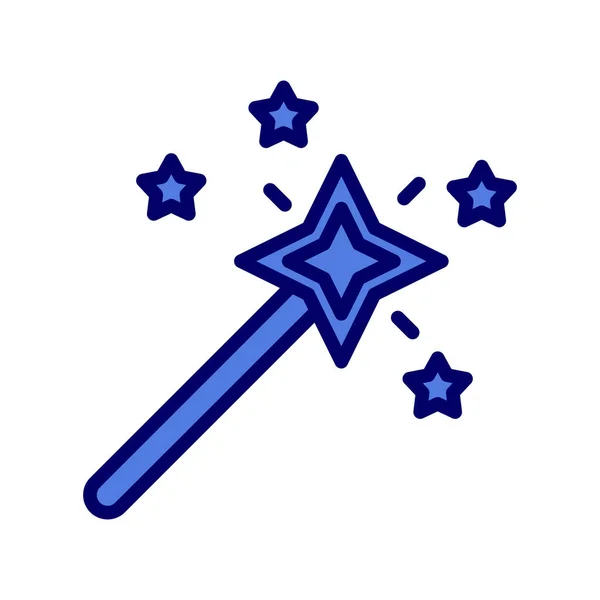 Magic Wand Stars Star Vector Illustration — Vector de stock